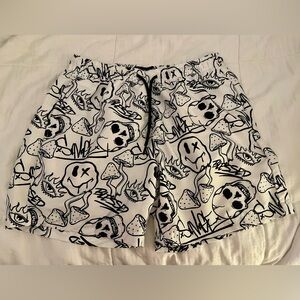 Monochrome Graphic Men's Athletic Shorts